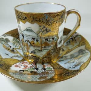 Japansese Satsuma Cup and Saucer